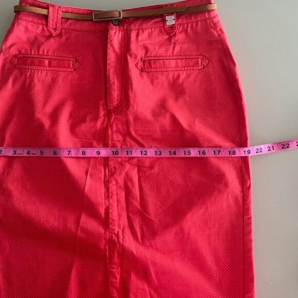 VTG LLoyd's WOMEN SKIRTS red and white polka dot skirt   SIZE MEDIUM - Picture 9 of 11